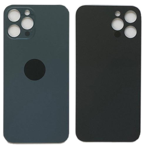 Задняя крышка для Apple iPhone 12 Pro Max Синий (широкий вырез под камеру) - Премиум