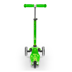 Самокат Mini Micro Deluxe Зеленый LED