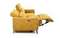 Диван-реклайнер с электроприводом Jasper, 200 см, желтый