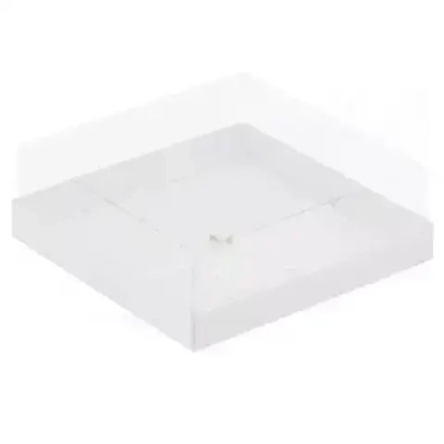 Коробка для десертов 4 шт, 17*17*6,5 см