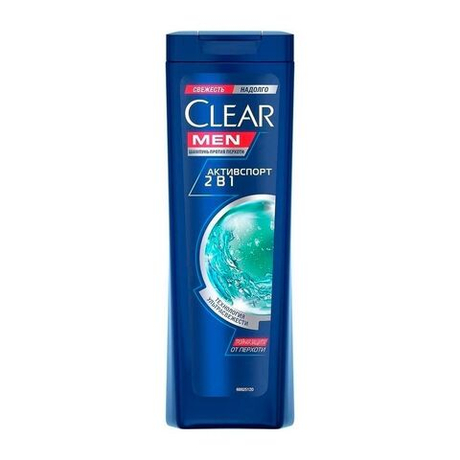 Clear 200мл. шампунь 2в1 муж  Актив Спорт свежес. п/перхоти флакон