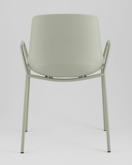 Стул Kaira пластик серо-зеленый