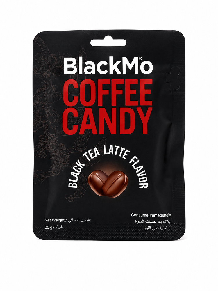Карамель BlackMo Со вкусом чёрного чая и латте 250 г