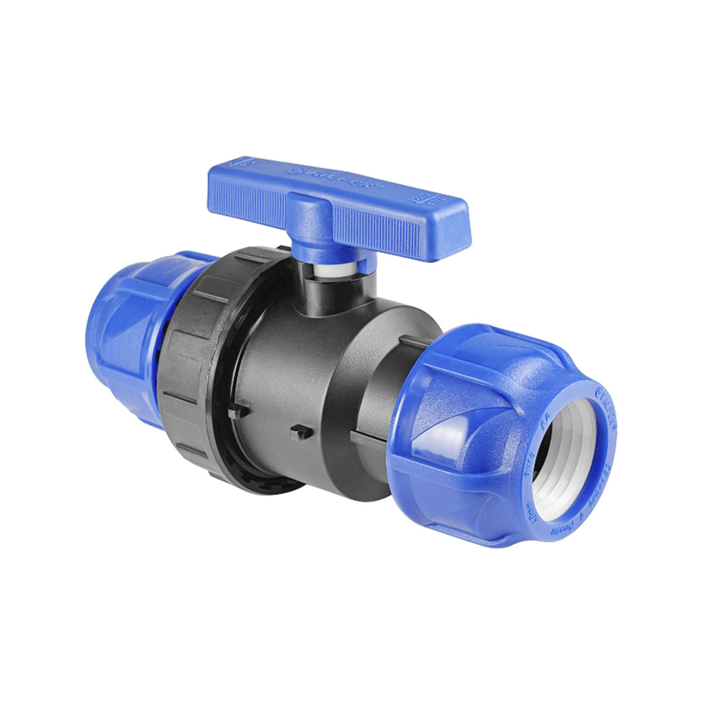 Кран шаровой компрессионный разборный