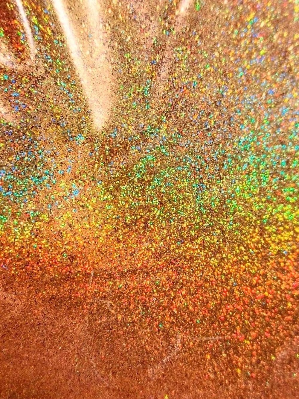 Блёстки Глиттеры 803-02мм - Тёмное золото голографик - универсальные