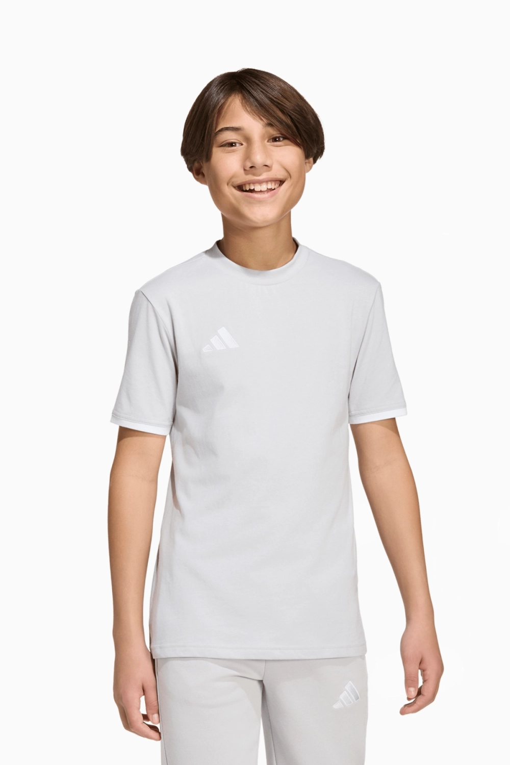 Футболка adidas Entrada 26 Tee Junior - серый