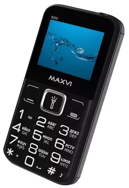 Сотовый телефон Maxvi B200 Black