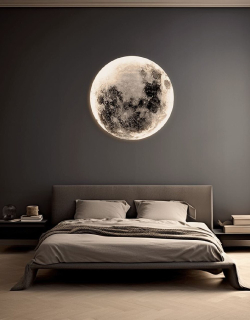 Шикарный космический светильник, который можно вешать на стену и на потолок