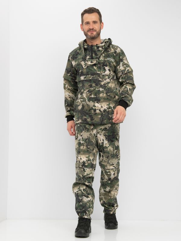 Костюм летний Антигнус-Люкс ткань Твил-Пич цвет Зелёный питон