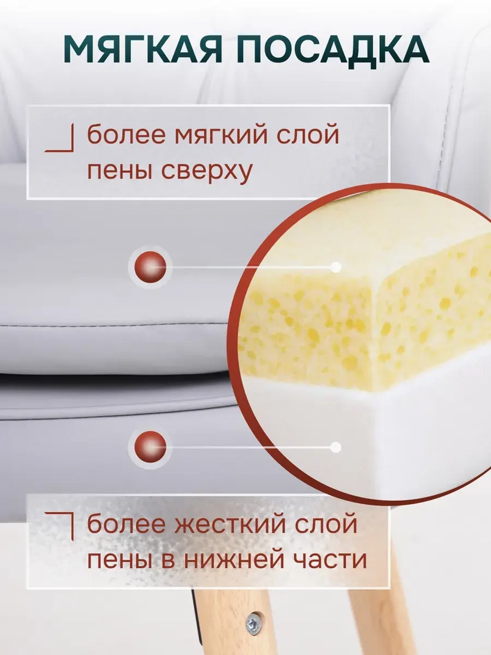 Стул для кухни мягкий поворотный Sevilgame Elwood