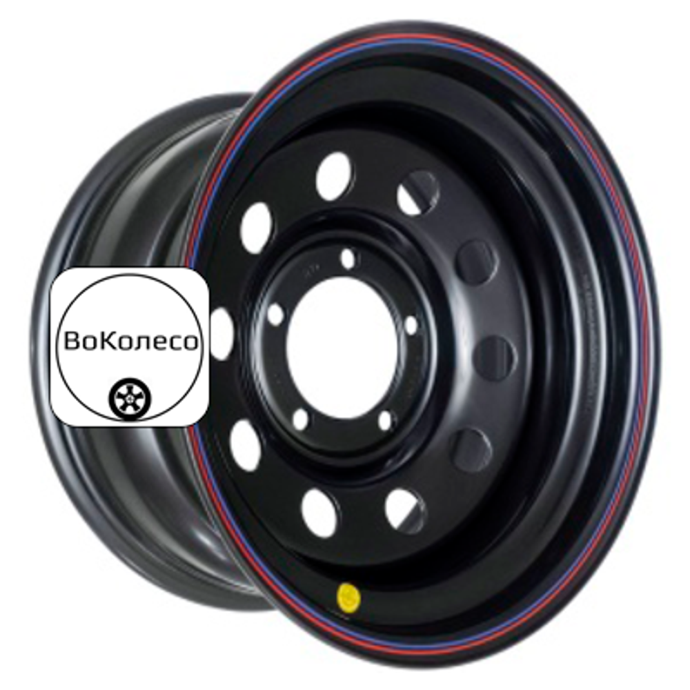7x16/5x139,7 ET30 D110 УАЗ Черный (с увелич. полкой) Off-Road Wheels
