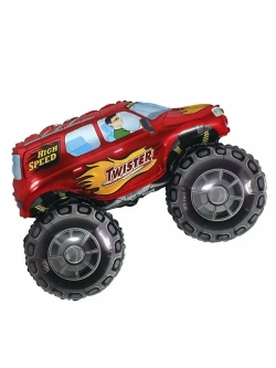 Шар (38""/97 см) Фигура, Бигфут, Красный, 1 шт. Д14