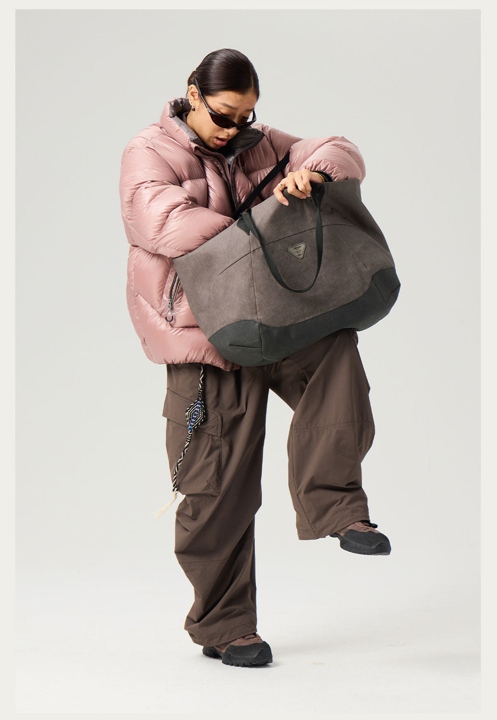 Сумка Nothomme Blue Minimalist Structured Tote Bag Urban Commuter Outdoor Sports Seam Sealing Waterproof Firm Large-Capacity Tote Bag