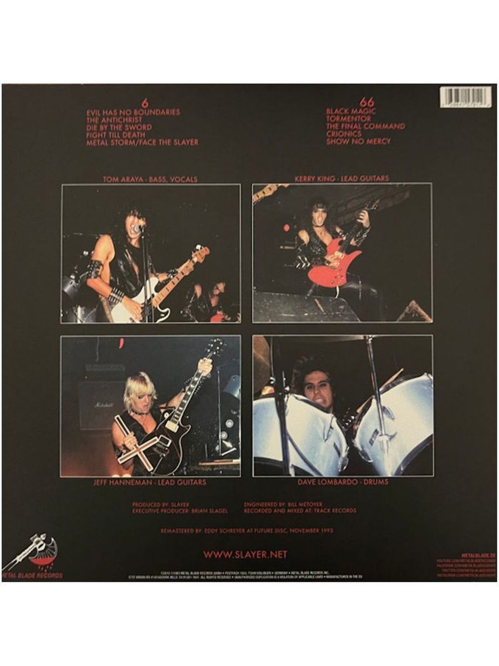 Slayer. Show No Mercy (LP) Новая запечатанная виниловая пластинка