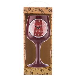 ЧАСЫ НАСТЕННЫЕ КВАРЦЕВЫЕ "CHEF KITCHEN" 35*17*5,5 СМ. ДИАМЕТР ЦИФЕРБЛАТА=12,5 СМ. ЦВЕТ:КРАСНЫЙ