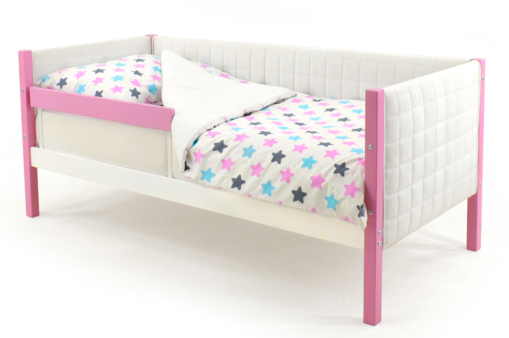 Детская кровать-тахта мягкая Бельмарко Svogen лаванда-белый