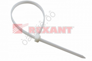 Хомут пластиковый 2,5*150 белый REXANT а070150