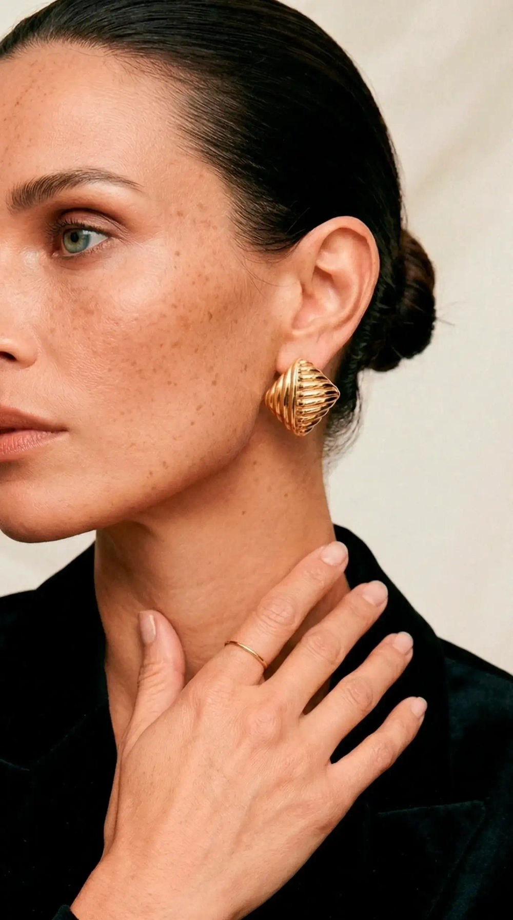 Серьги Via, Золотой