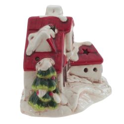 GAEM Фигурка декоративная "Домик" с подсветкой (LR44х2 н/п), L12,5 W8 H9,5 см