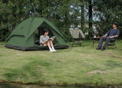 Палатка Naturehike 3-местная, быстросборная, зеленая