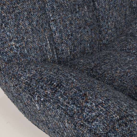 Крутящееся кресло Mateo, синее букле