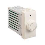 Диммер поворотный модульный, "Avanti", "Ванильная дымка", 1 модуль