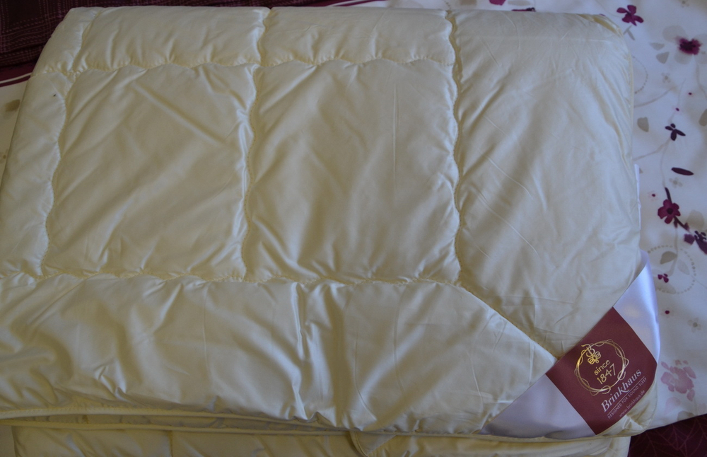 Одеяло шерстяное 220х240 Brinkhaus Exquisit Германия детали