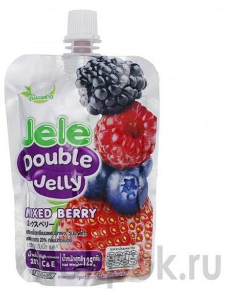 Желе фруктовое Jele Double Jelly ягодный микс, 125 г