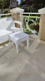 Столик плетеный для шезлонга Siesta Contract GT 1009, белый