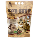Наполнитель растительный комкующийся CAT STEP Tofu Latte, 6л
