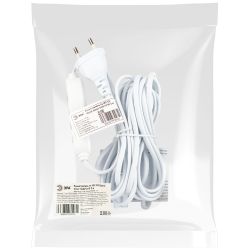 Разветвитель сетевой для линейных светильников ЭРА 4х IEC C5 3pin+timer на 4 точки с таймером 4, 8, 12H 2 м