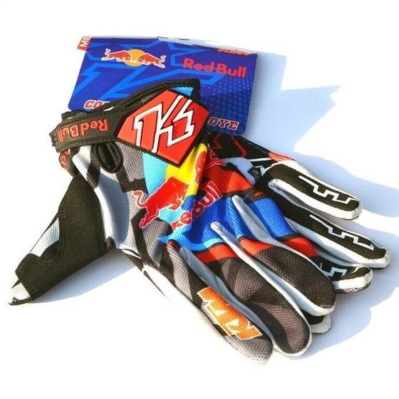 Перчатки кроссовые KINI Blue Black