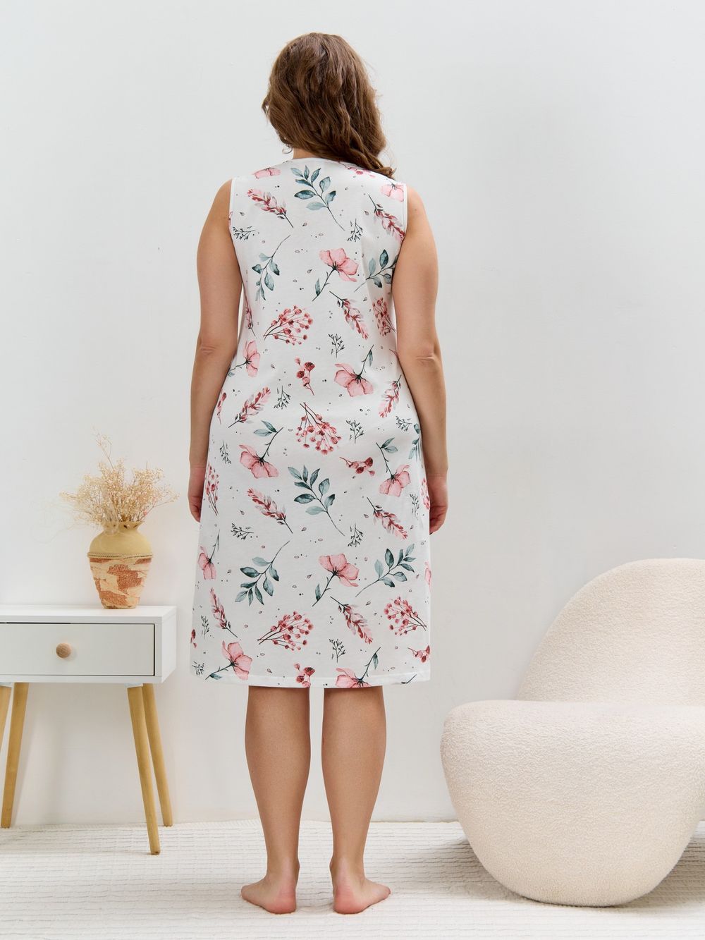 Ночная сорочка Узор-3 Виотекс СУХАЯ РОЗА