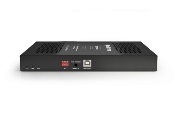 Wyrestorm EX-40-KVM-5K - комплект из приемника и передатчика HDBaseT, 4К@60Гц 4:4:4 до 40м, Full HD до 70м, Несжатое видео, Выход HDMI Loop, Деэмбедирование аудио, Аналоговый пропуск аудио, USB 2.0, DIP-переключатель, RS-232, PoH