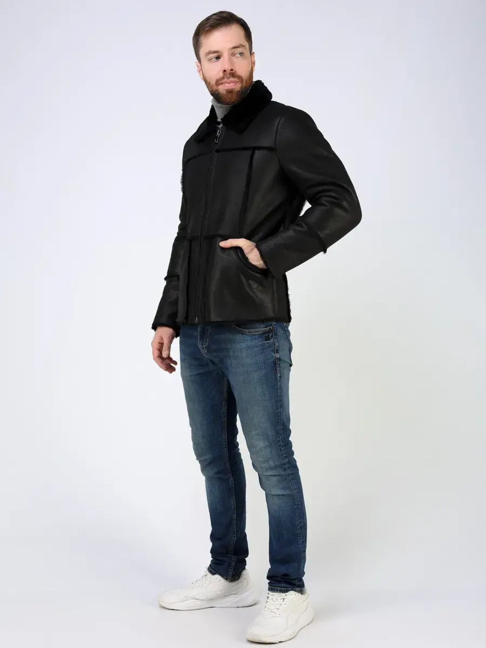 Дубленка зимняя натуральная