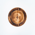 Деревянная плоская тарелка Art of Siberia из сибирского кедра серии ЛОТОС T147