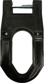 Крепление фары печатное для электросамоката Kugoo M4, M5 и подобных рулевых стоек