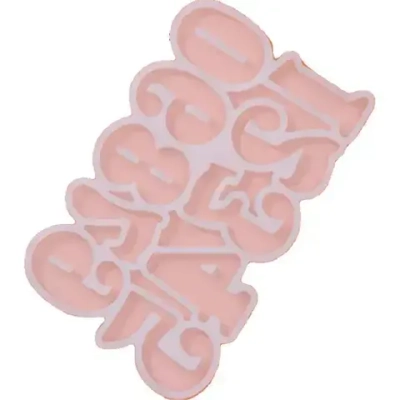 Форма силиконовая для леденцов «Цифры», 16,5×10×0,7 см, 10 ячеек, цвет белый