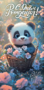 Конверт для денег "С Днём рождения!" с текстом 50000797 (Праздник)