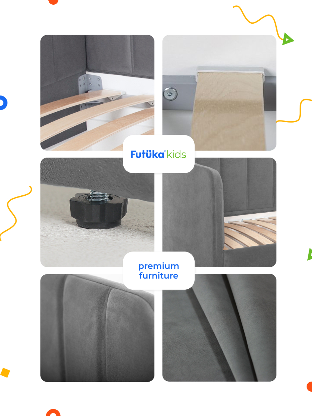 Диван - кровать 180х90 см Crecker ткань Микровелюр