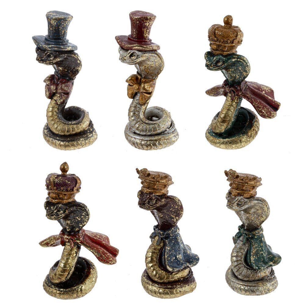 GAEM Фигурка декоративная "Змея", L3 W3 H8 см, 6в.