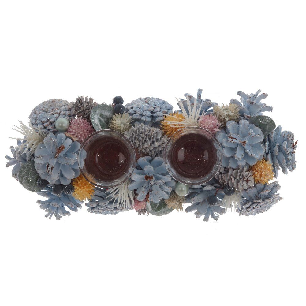 GAEM Подсвечник "Новогодняя композиция", L30 W13 H8 см