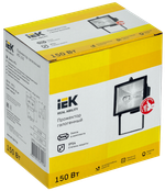 Прожектор ИО150 галогенный черный IP54 IEK
