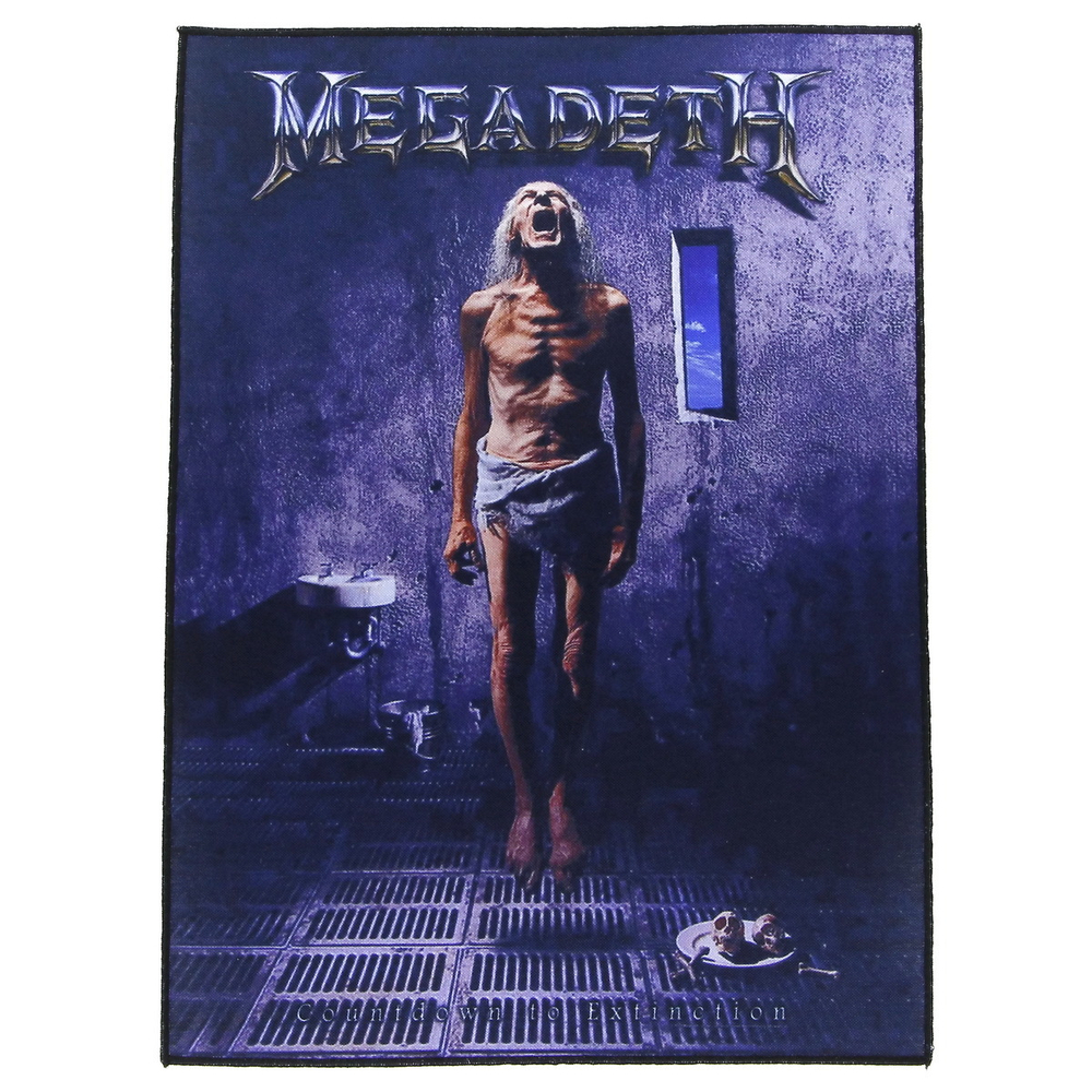 Нашивка спиновая группы Megadeth