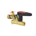 Клапан балансировочный ручной латунь FODRV Ду 15 G1/2" Ру25 ВР Kvs=2.49м3/ч с измерительными ниппелями Venturi BROEN 4355000H-001003 .