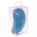 Расческа массажная компактная «Mila Mi», цвет голубой/розовый, 7*12см