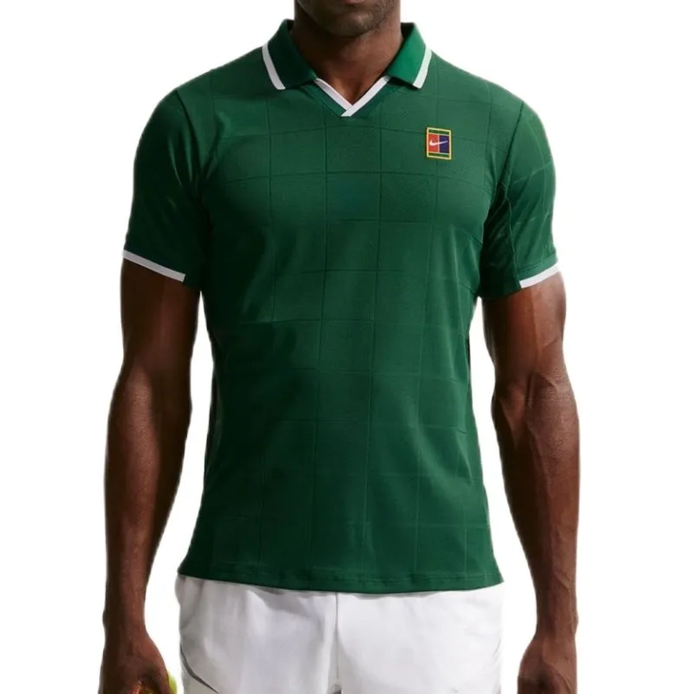 Теннисное поло Nike Court Dri-Fit Advantage Slam - geogre green