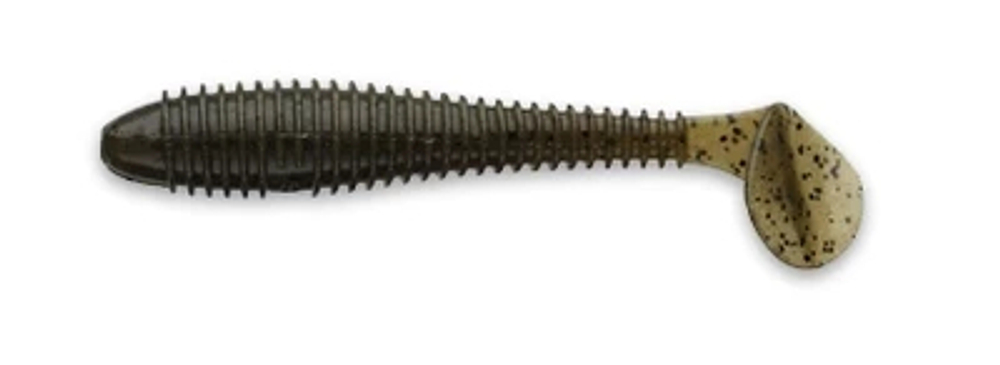 Приманка силиконовая Keitech Swing Impact Fat 5.8" #101 Green Pumpkin PP.
