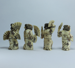 Набор нэцкэ 4 гейши