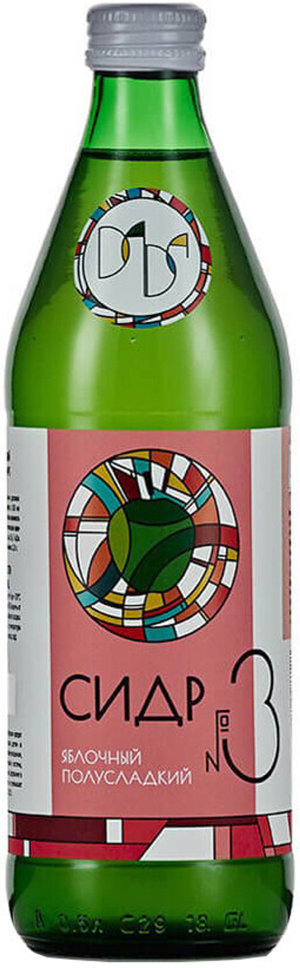 Сидр №3 п/слад. нефильтр 4% 0,5 Дальняя Дача Россия